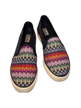 Keds Double Decker Slip-On Sneakers Fair Isle